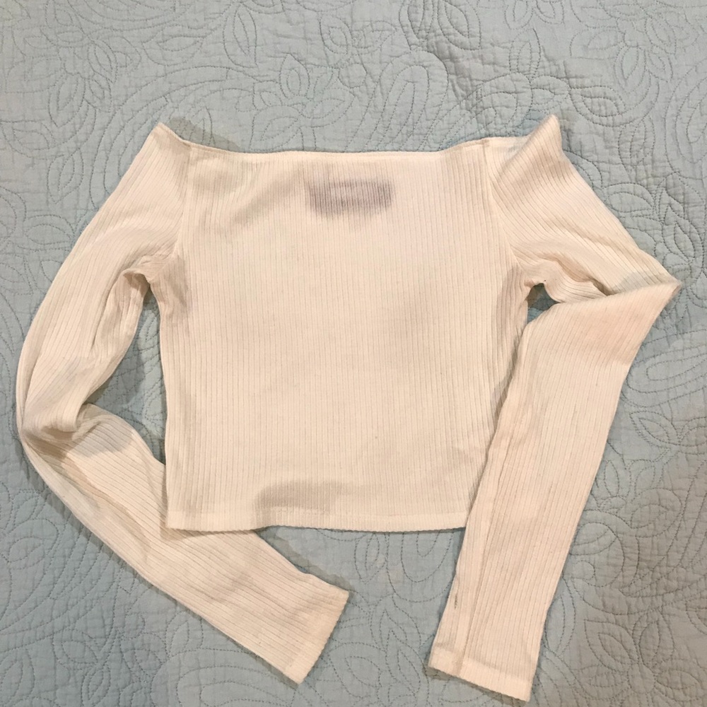 Reformation off the shoulder shirt